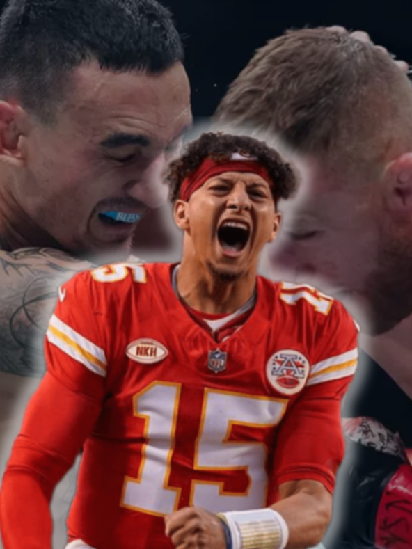 Patrick Mahomes, emocionado por la pelea de UFC 300 de Max Holloway