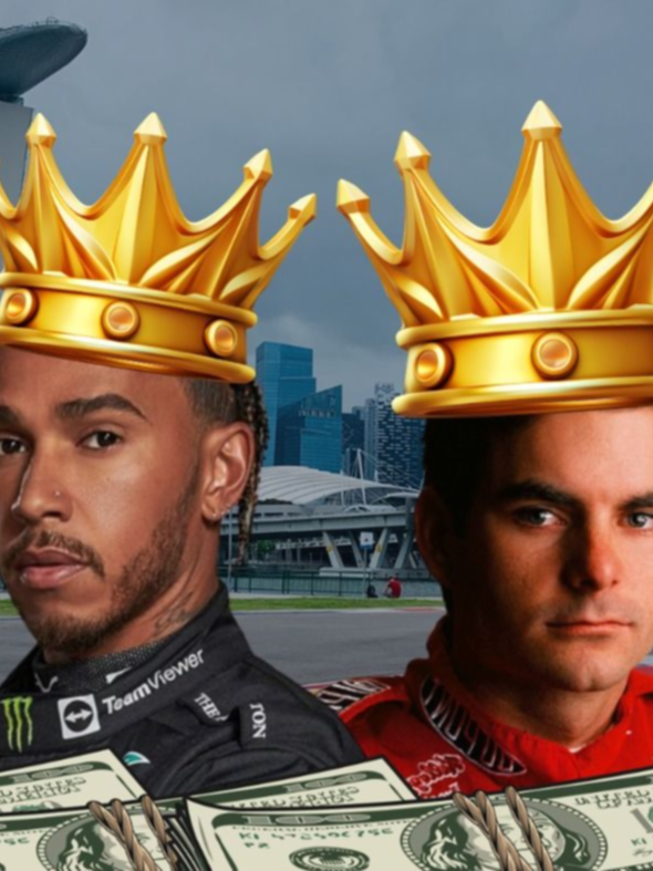 Jeff Gordon vs. Lewis Hamilton: ¿quién es más rico?