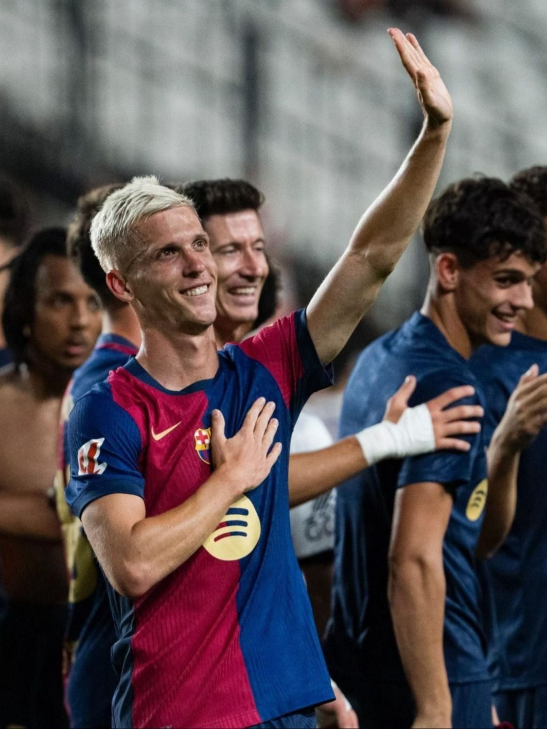 ¡Debut soñado de Dani Olmo con el Barça!