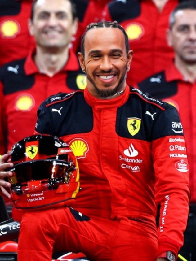 (VIDEO) Así Ferrari le dio la bienvenida a Lewis Hamilton