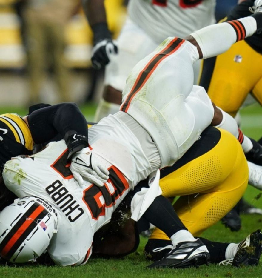 La impactante lesión de Nick Chubb