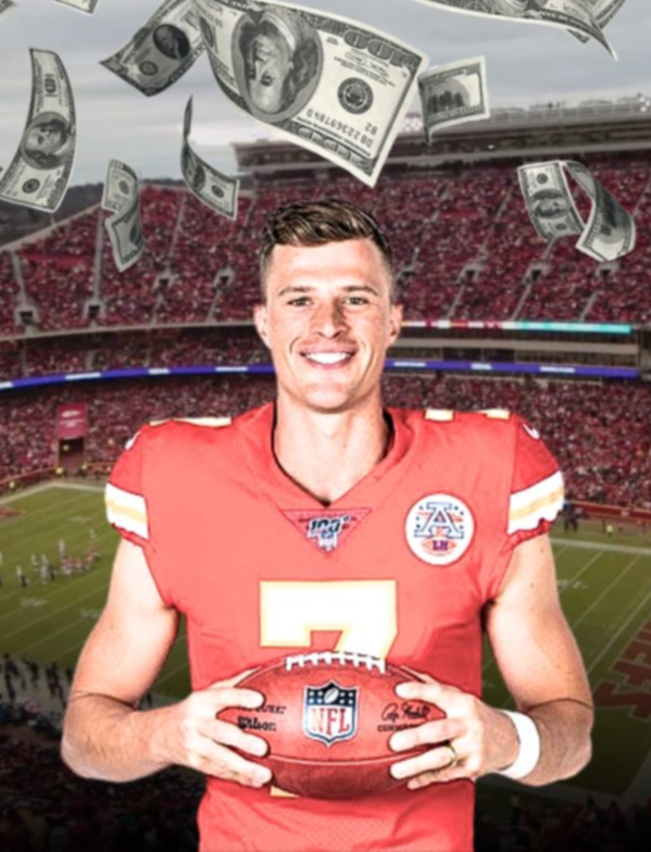 SuperBowl: este es el salario de Harrison Butker, uno de los mejores pateadores de la NFL