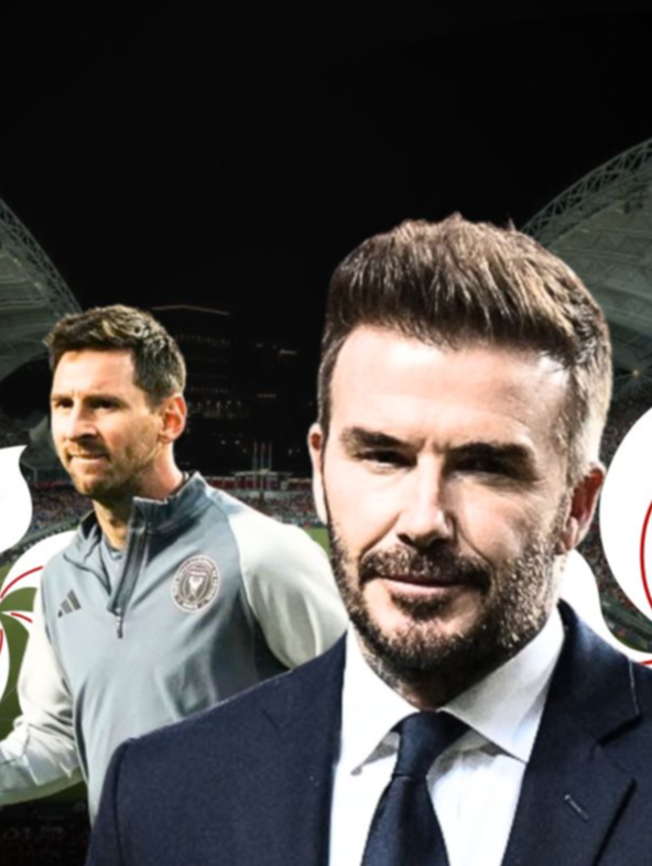 Mira el video de los abucheos a David Beckham por la ausencia de Lionel Messi