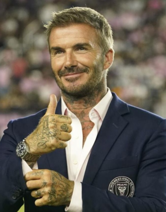 David Beckham publicó unas fotos realizando tareas domésticas con su famila