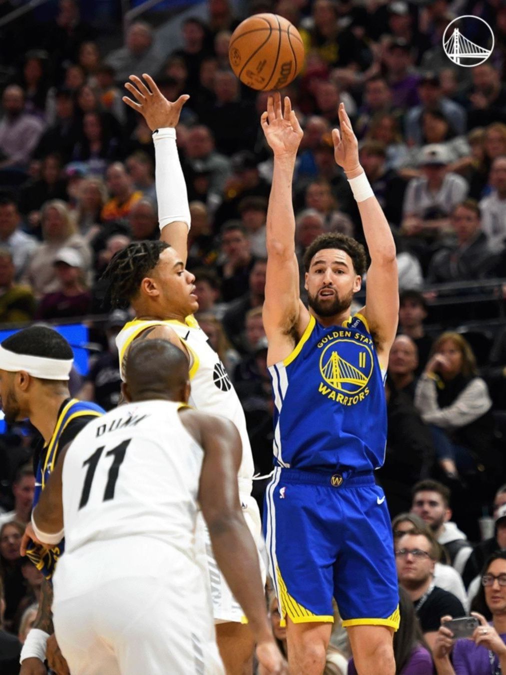 ¡Estoy acá! Así fue el maravilloso partido de Klay Thompson saliendo desde la banca