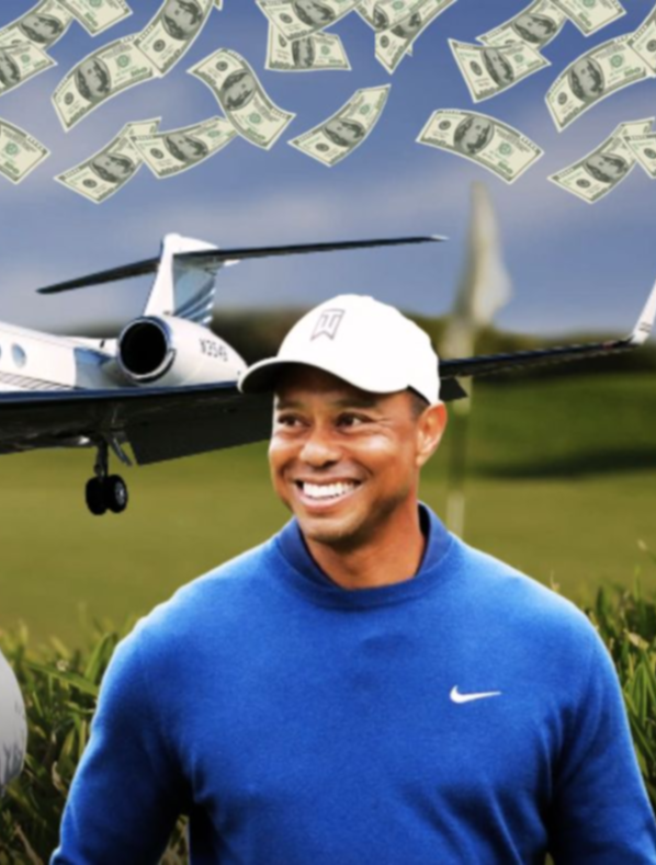 Todo sobre el jet privado de 53 millones de dólares de Tiger Woods 