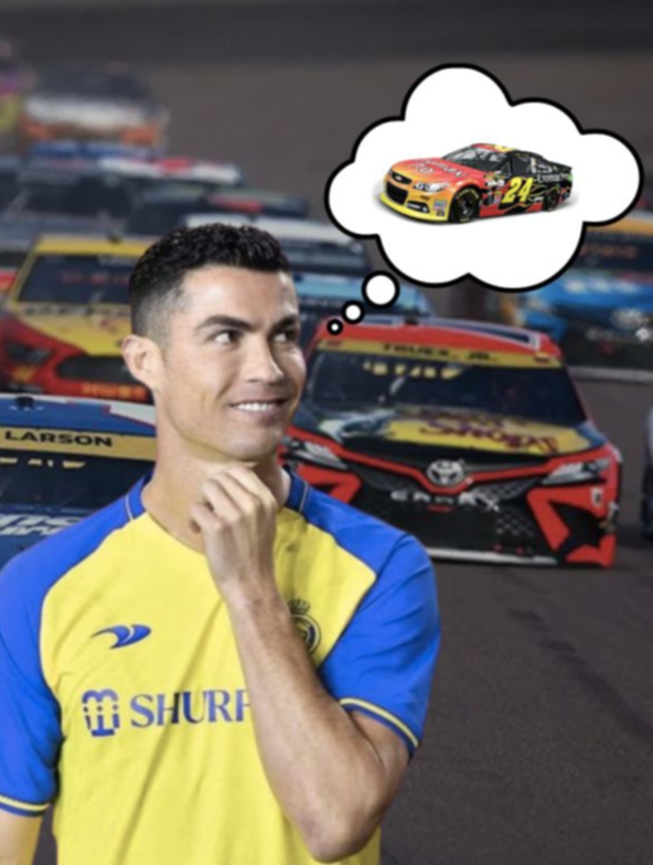 ¿La estrella del fútbol Cristiano Ronaldo es dueño de un equipo de NASCAR?