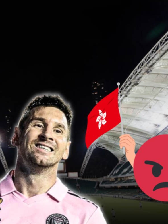 Video: un fan enojado "rompe la cabeza" de Lionel Messi al finalizar el encuentro en Hong Kong