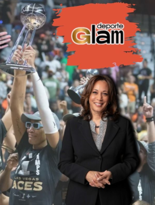 Esta fue la reacción de Kamala Harris ante el campeonato ganado por Las Vegas Aces