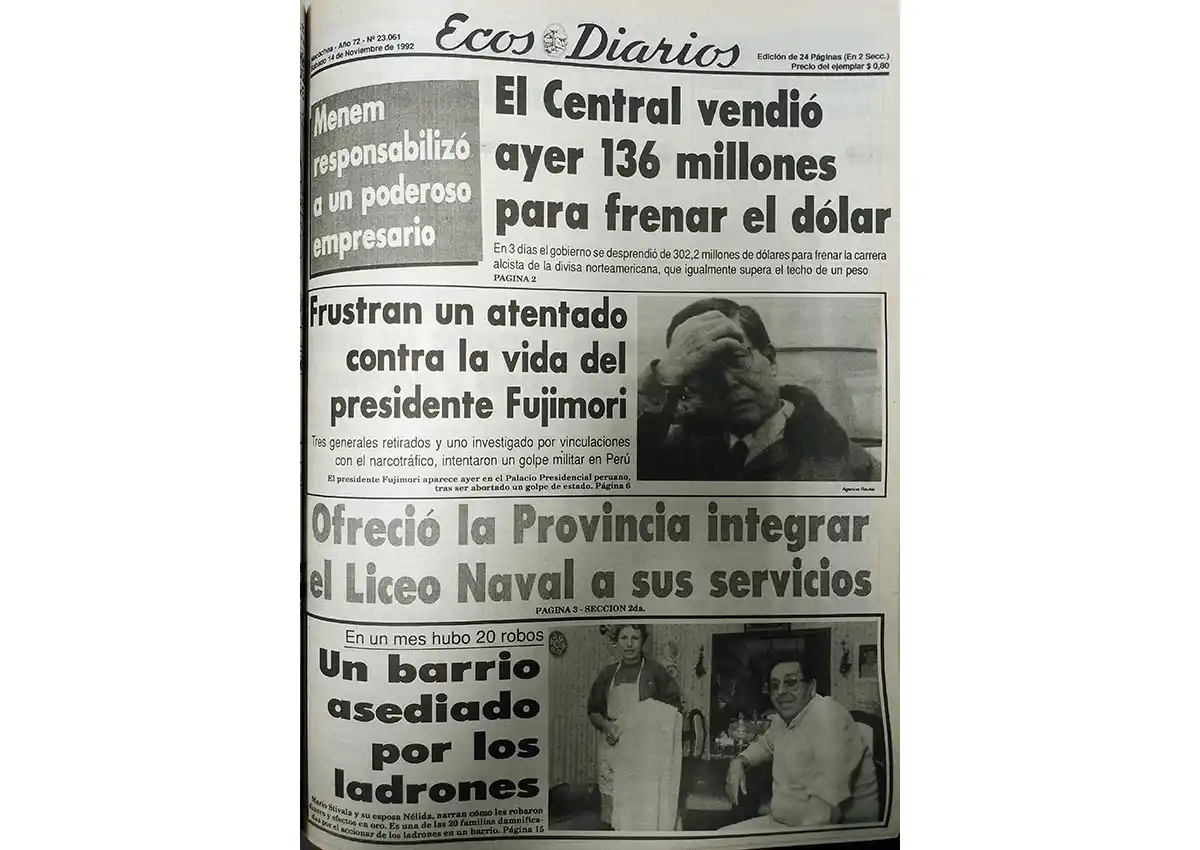 Sábado 14 de noviembre de 1992