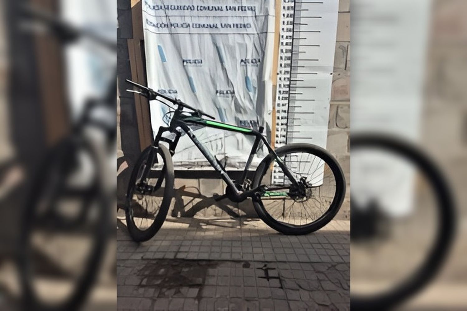 Encontraron abandonada una bicicleta robada