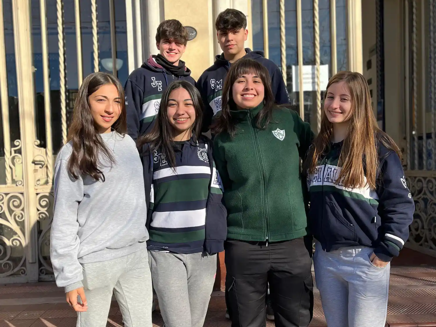 Alumnos de la Escuela Normal.