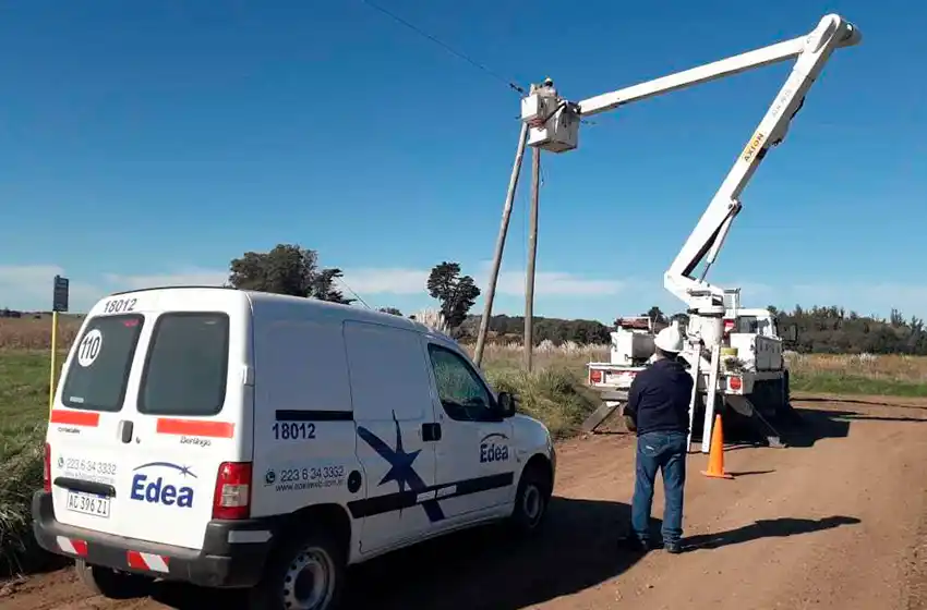 Mejoras en la red eléctrica urbana y rural de Mar del Plata
