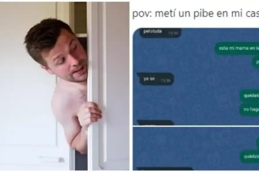 Metió a un pibe a su casa sin permiso de la mamá, lo escondió y el chat "infraganti" es viral: "Ayudame, quiero salir"