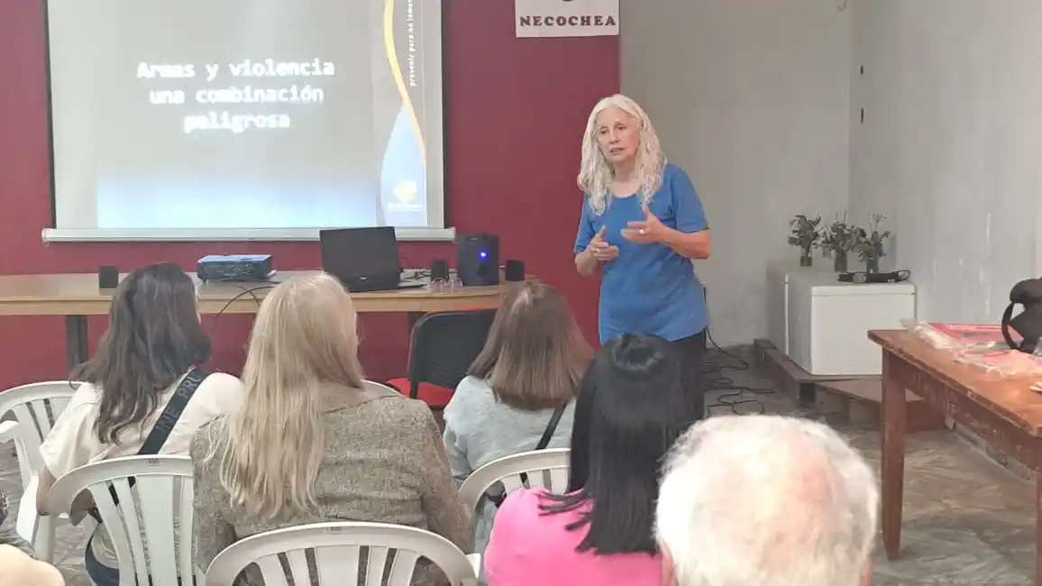 Mónica Bouyssede, de la Asociación Alfredo Marcenac