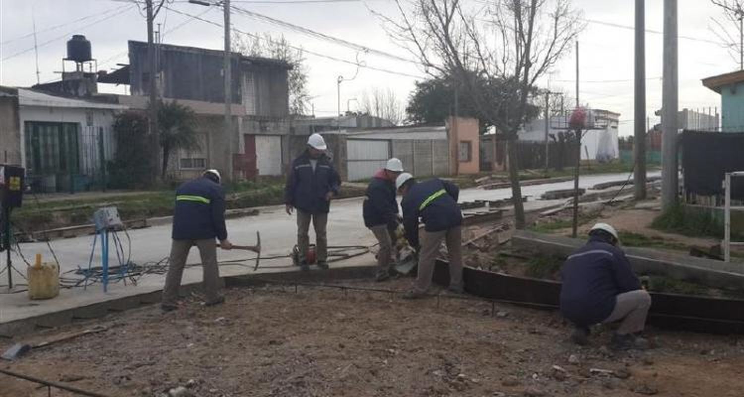 Conexiones de gas y pavimentación