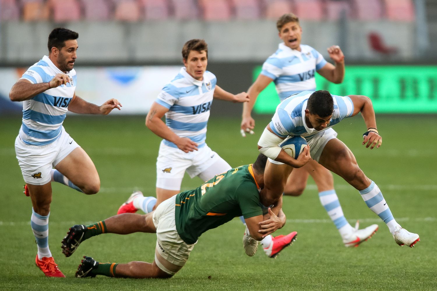 El poderío sudafricano fue demasiado para Los Pumas