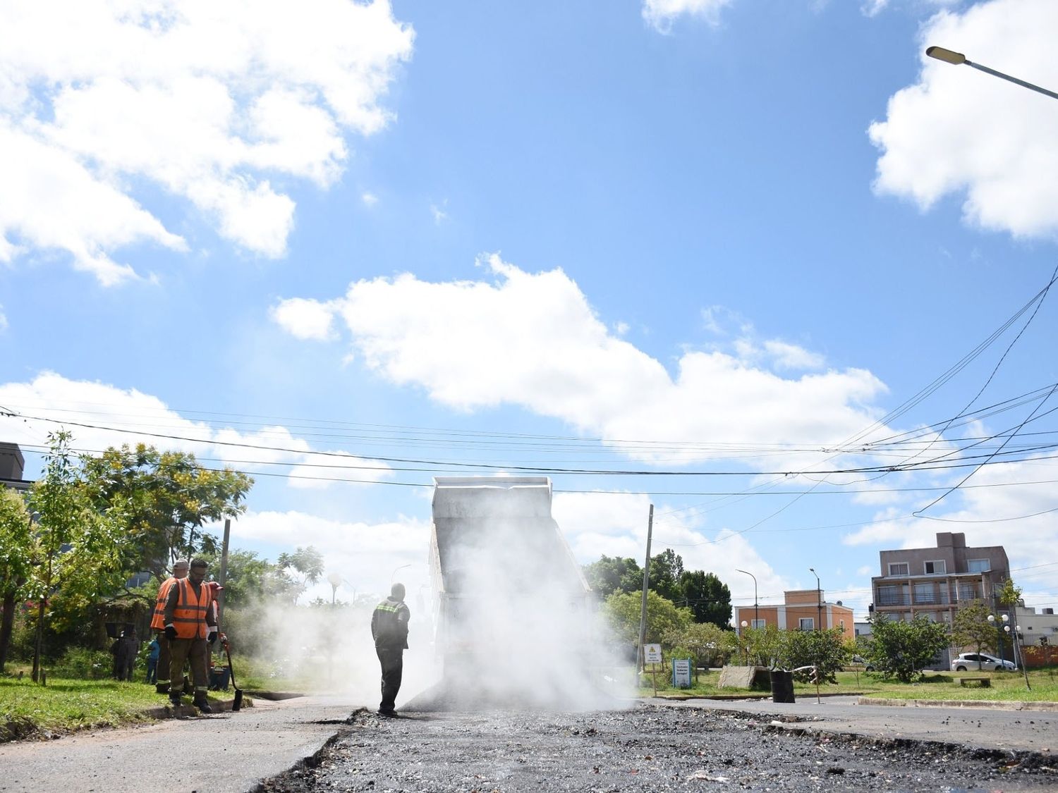 Programa de arreglo y bacheo de calles