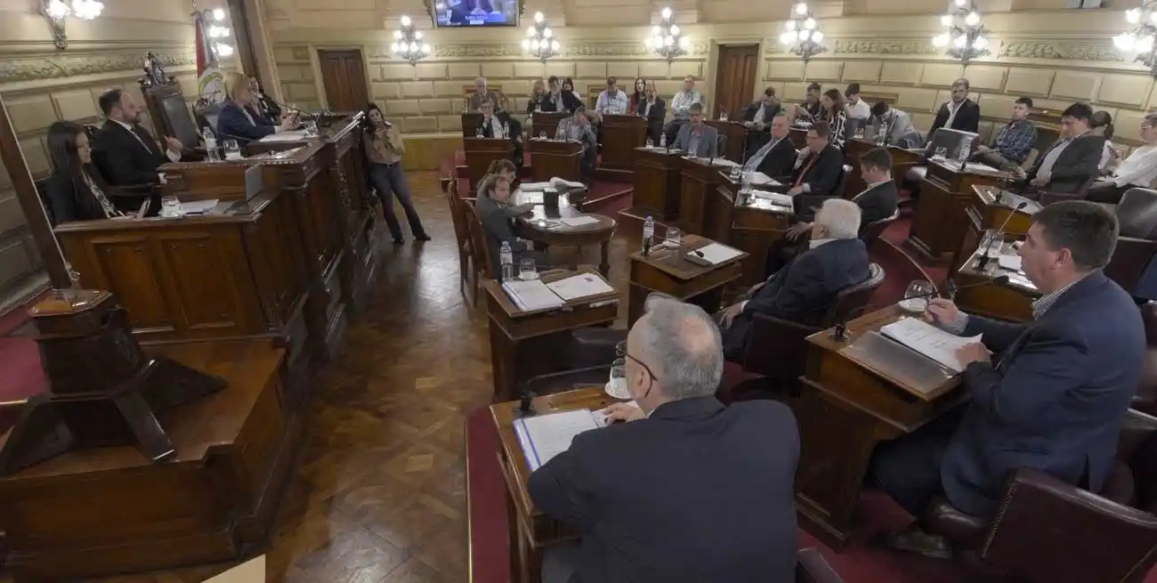 Cámara de Senadores de la ciudad de Santa Fe. Foto: Luis Cetraro