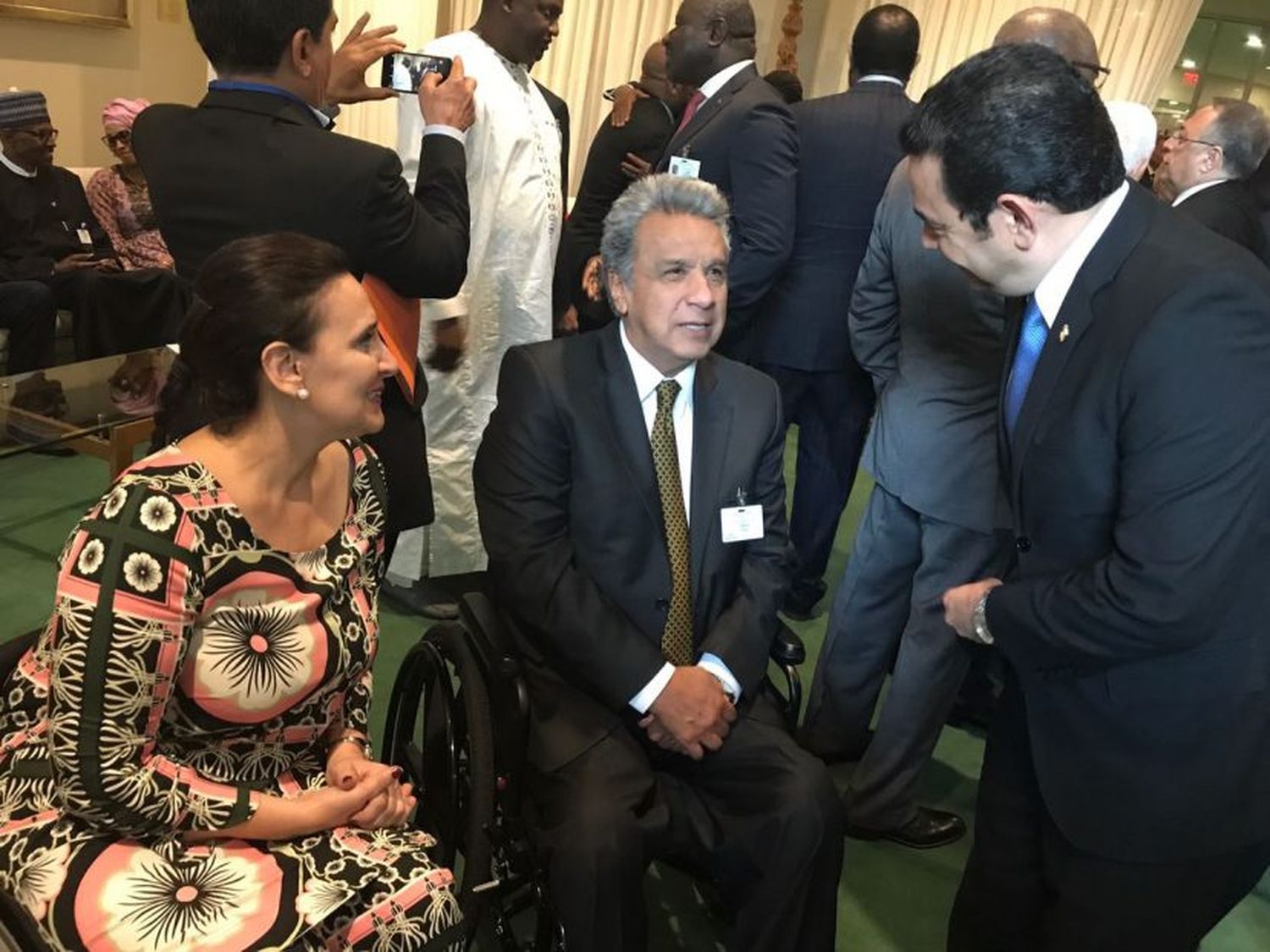 Michetti y ministros participaron de la apertura de la Asamblea de Naciones Unidas
