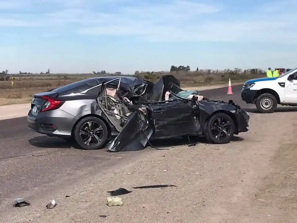 Violento accidente en Ruta Provincial N° 32