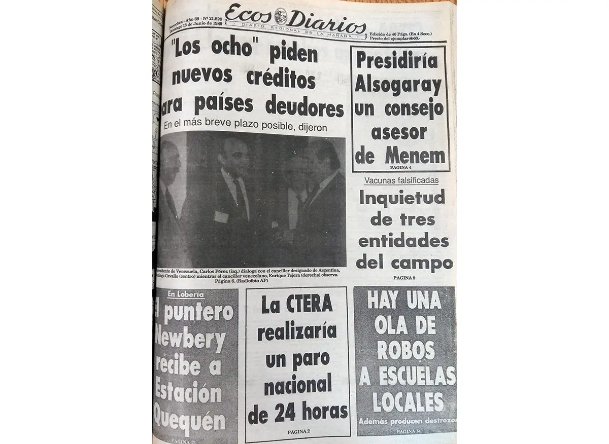 Domingo 18 de junio de 1989