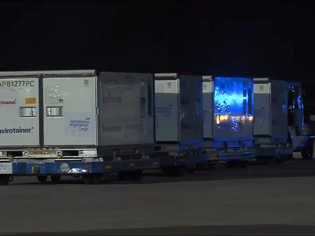 Llegaron al país otras 760 mil vacunas de Sinopharm