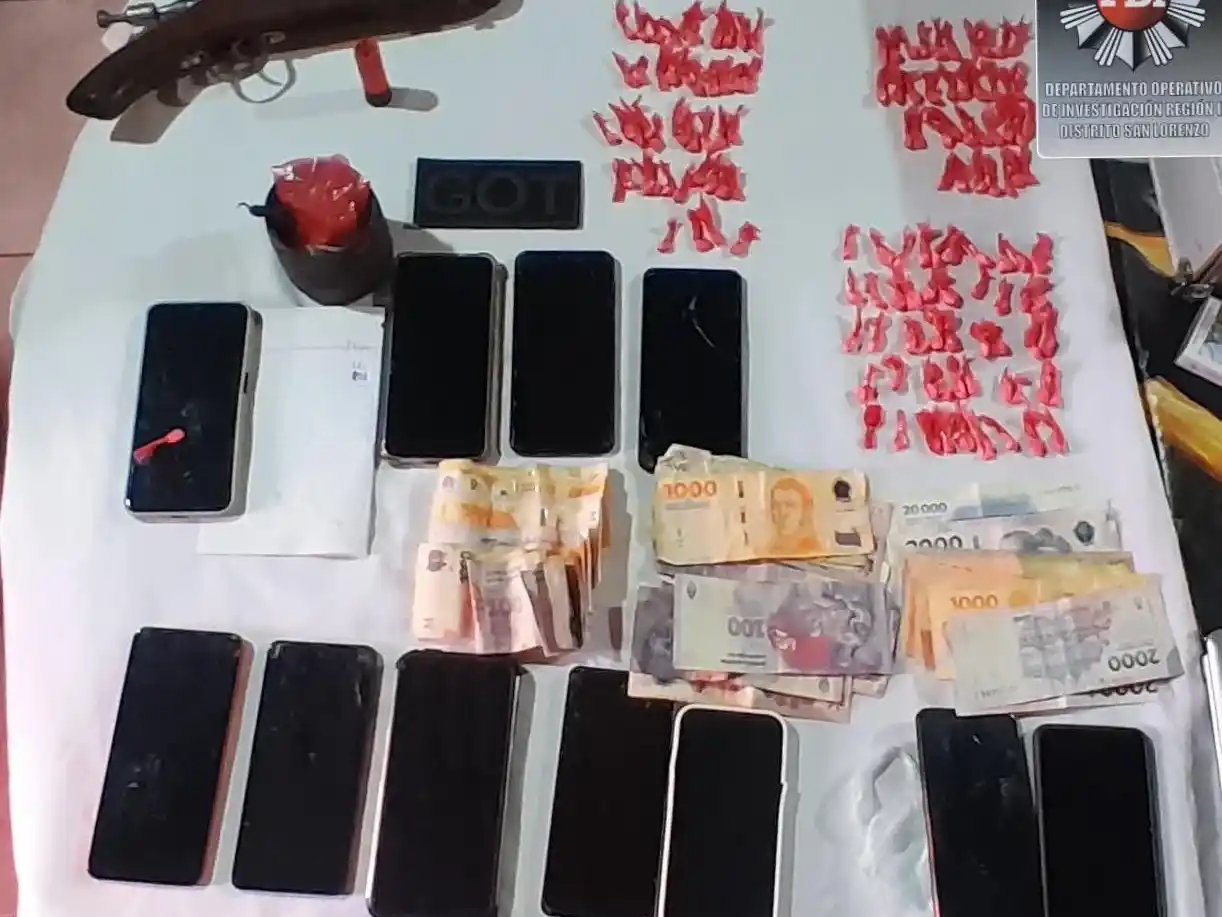 Detuvieron a un hombre al que le secuestraron más de 130 dosis de cocaína en Fray Luis Beltrán