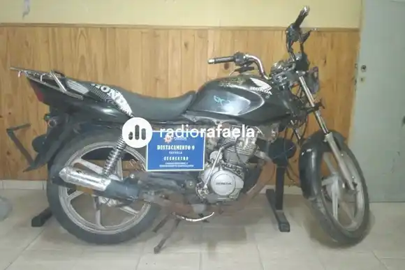 Recuperaron una moto que fue robada