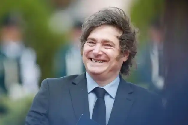 El presidente de Argentina, Javier Milei, en Paraguay