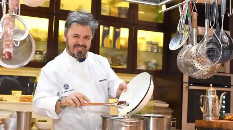 El cocinero italiano Donato De Santis disfrutará del evento junto a los sanfrancisqueños