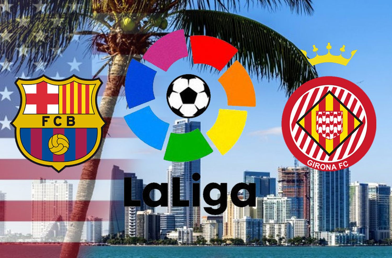 Pedido insólito: Barcelona y Girona pretenden jugar en Estados Unidos un partido de liga