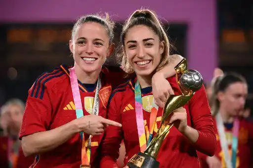 Olga Carmona fue uno de los baluartes del triunfo de España. Foto AFP