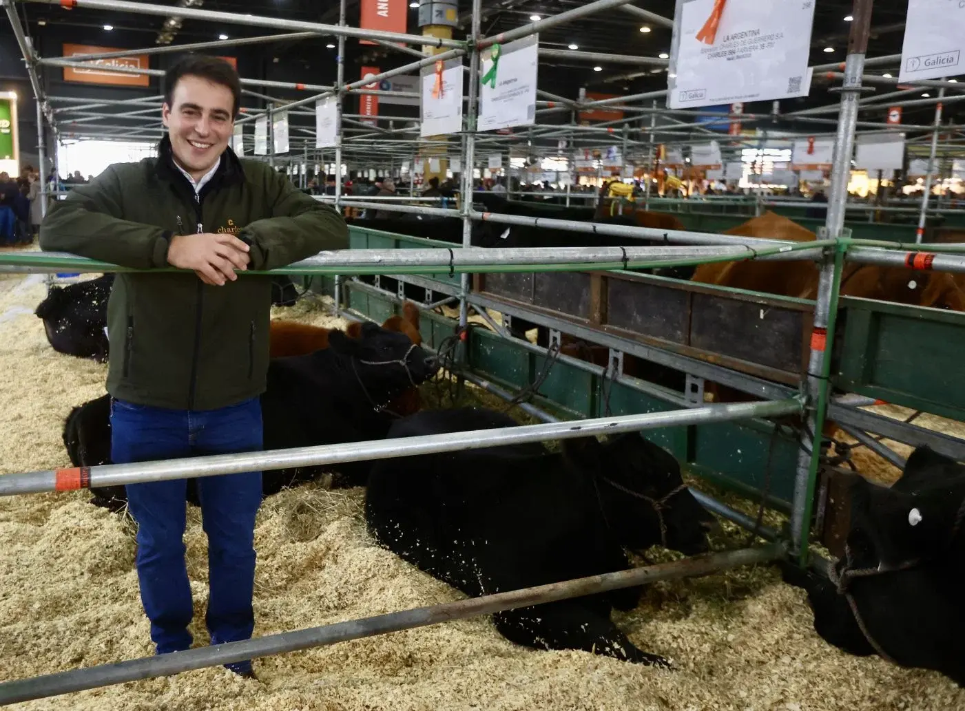 Carlos José Pestalardo Guerrero, tataranieto de aquel pionero y un habitué de la Exposición Rural de Palermo