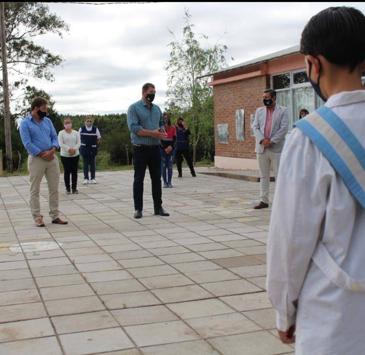 La escuela Colonia de Inmigrantes retomó las clases presenciales