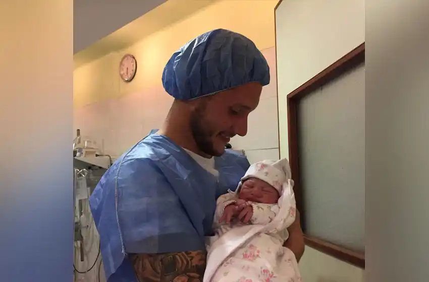 Jeremías Ledesma fue papá