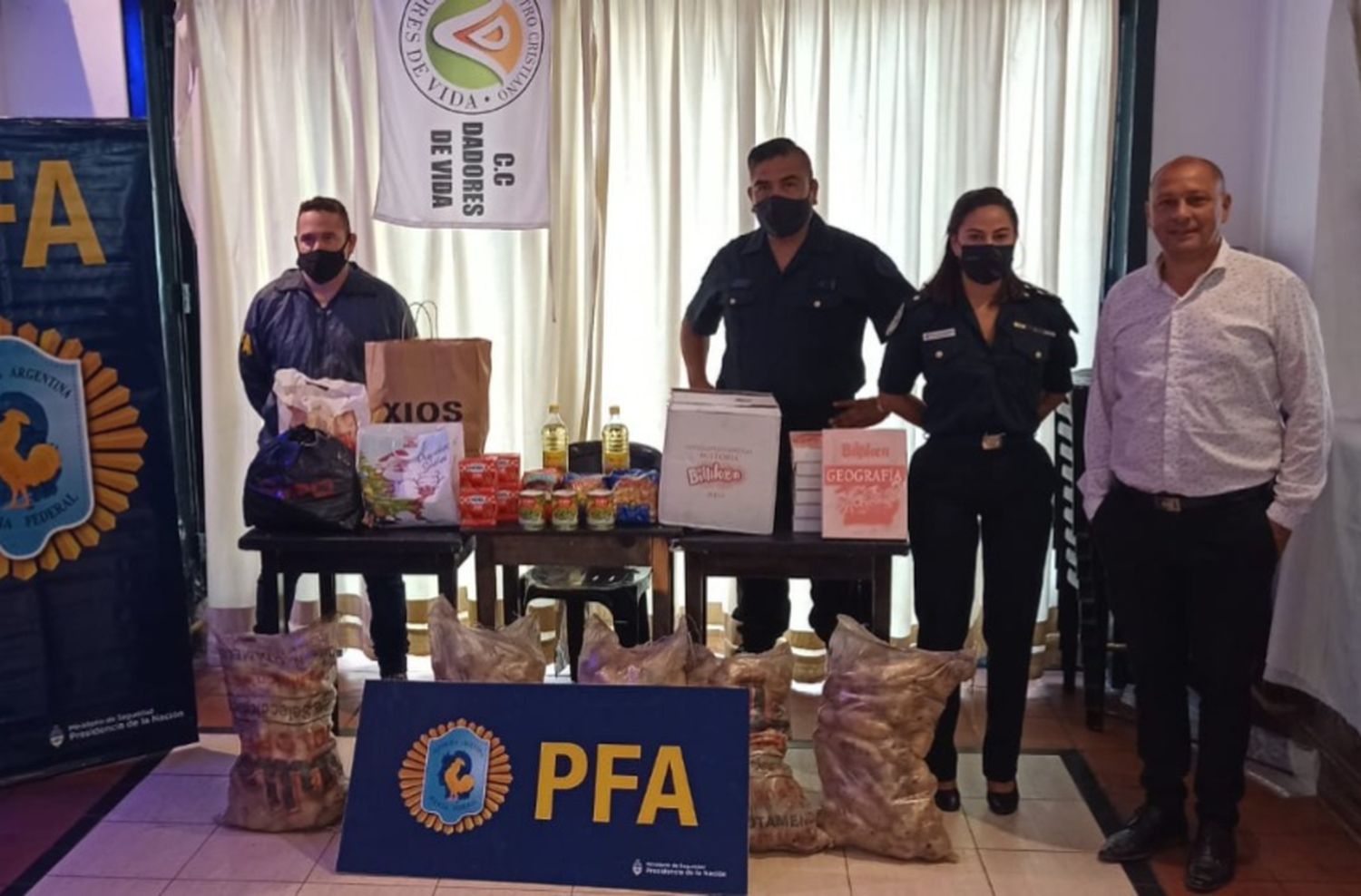 La Policía Federal de Mar del Plata, con los más necesitados