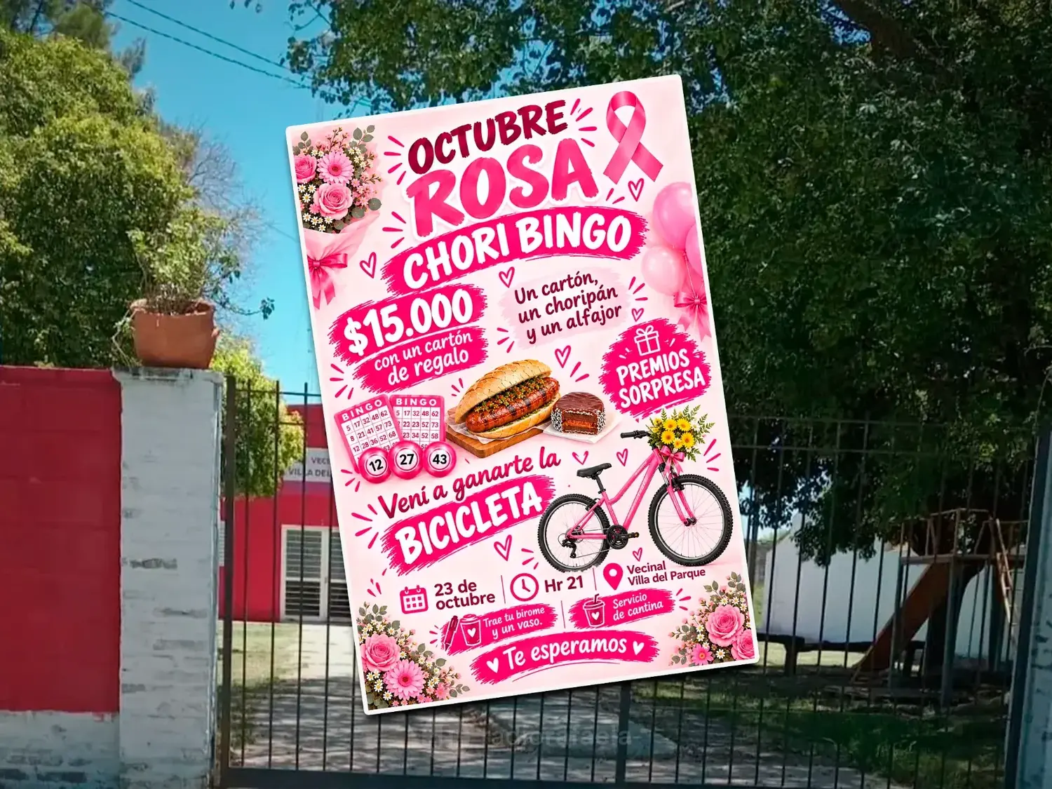 Gabriela Acosta - integrante de la Comisión vecinal del Barrio Villa Del Parque | Harán un choribingo para reparar la cocina de la vecinal del barrio Villa del Parque