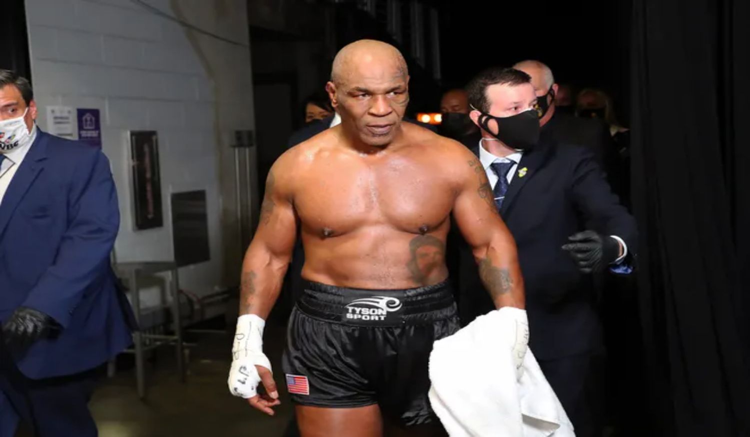 Mike Tyson, at 57, flaunts a physique that rivals fighters half his age.