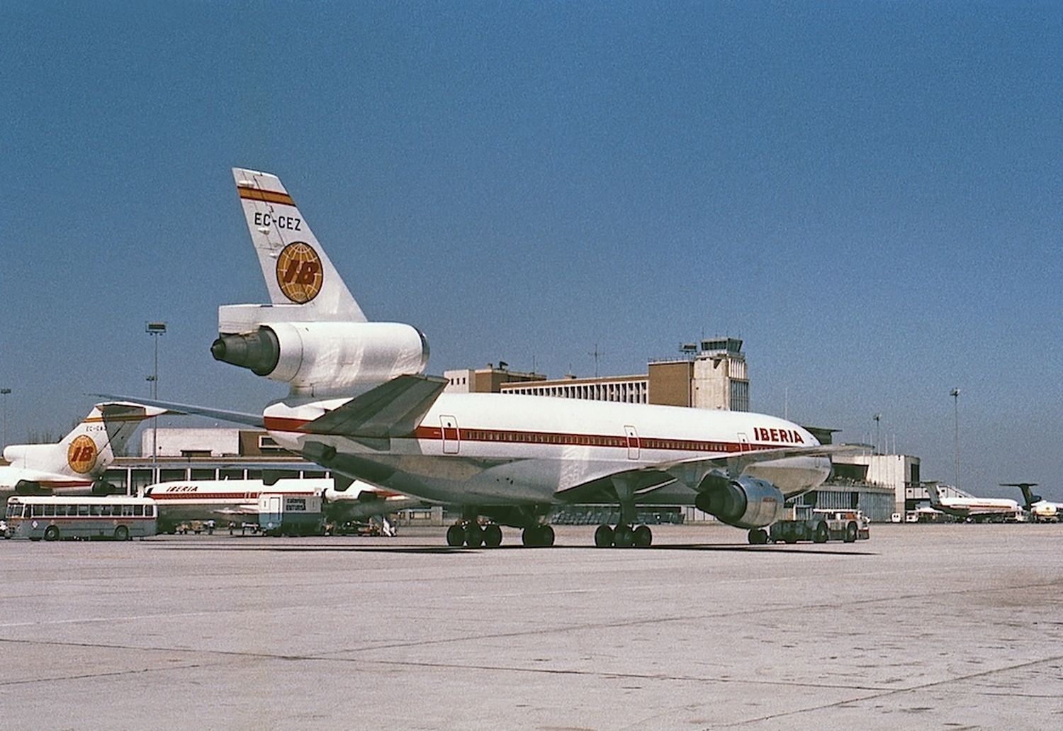 #TBT: Iberia flights between Spain and South America in 1987