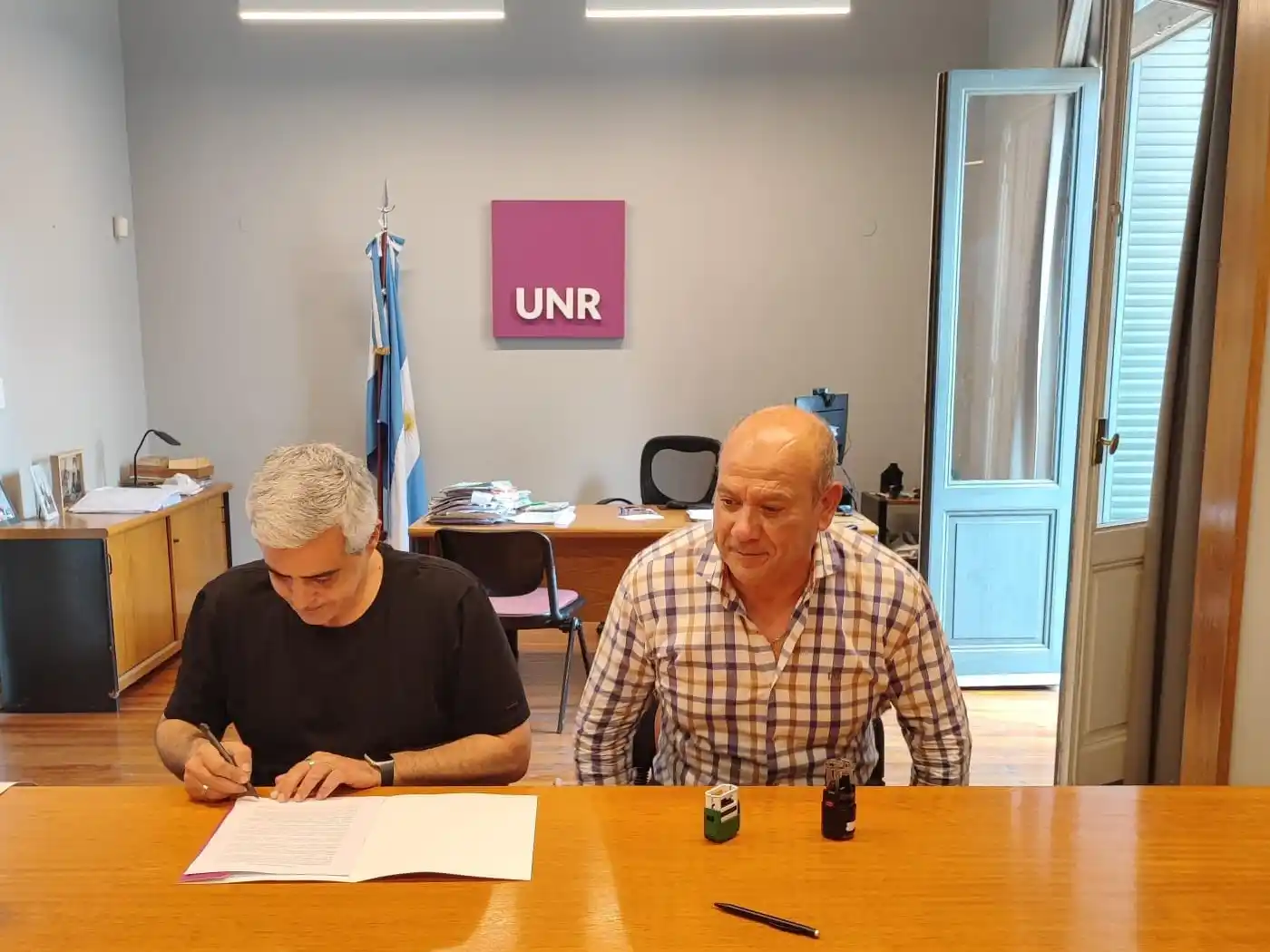 Franco Bartolacci y Walter Czelada.