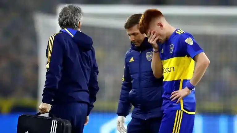 Se confirmó la lesión de Barco y se encendieron las alarmas en Boca: ¿llega a la revancha?