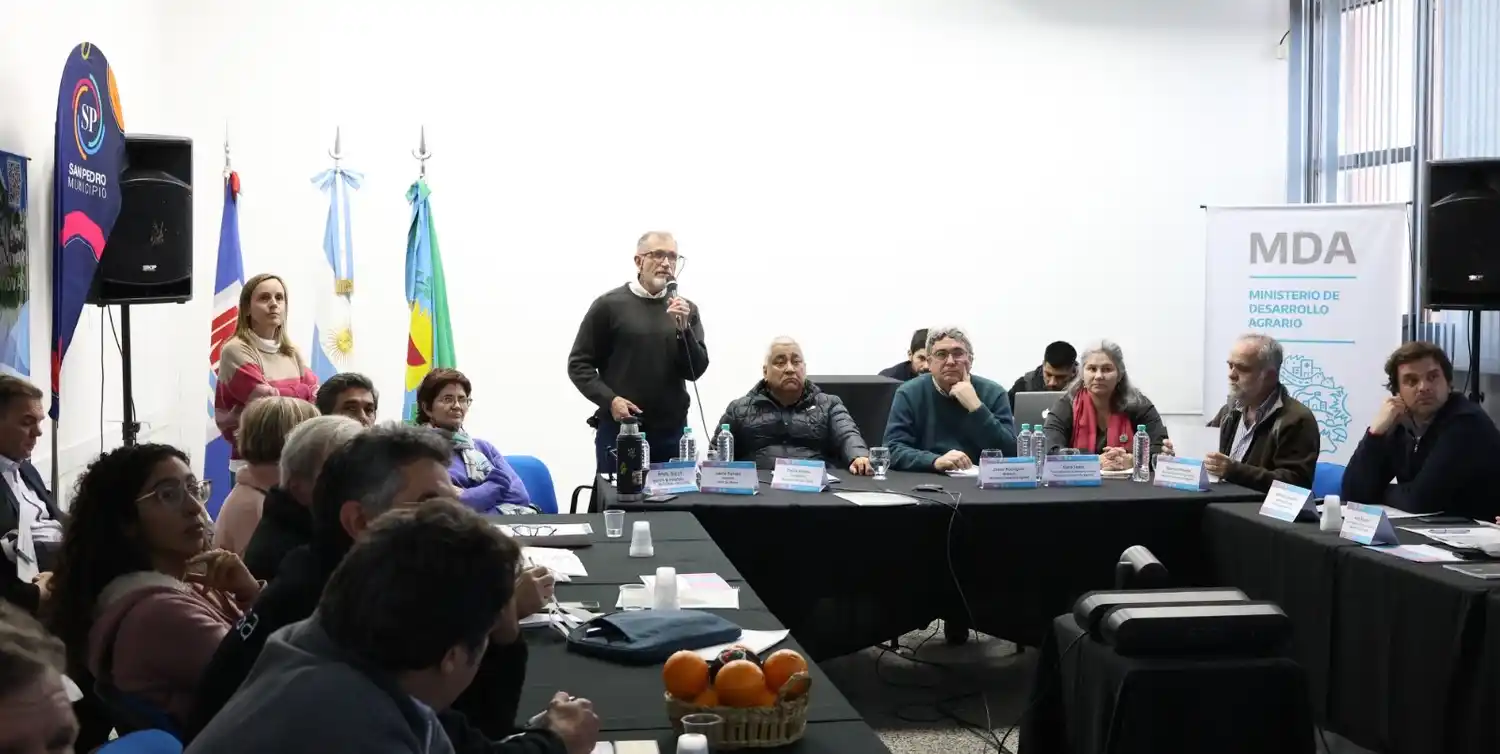 La Estación Experimental de Inta, que participa en el programa, fue sede del encuentro de la Mesa Provincial.