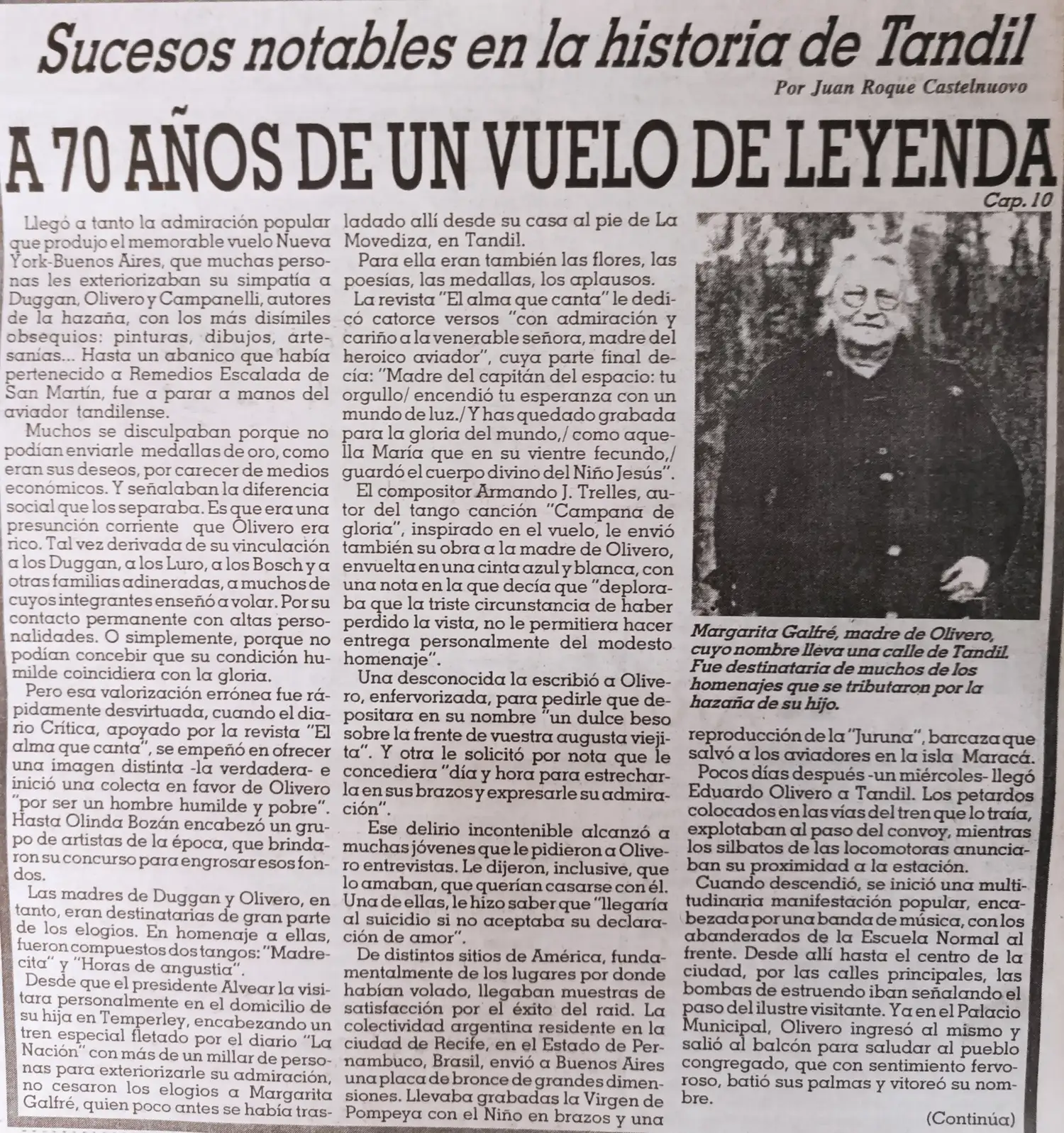 A 70 años de un vuelo de leyenda  -  Cap. 10.