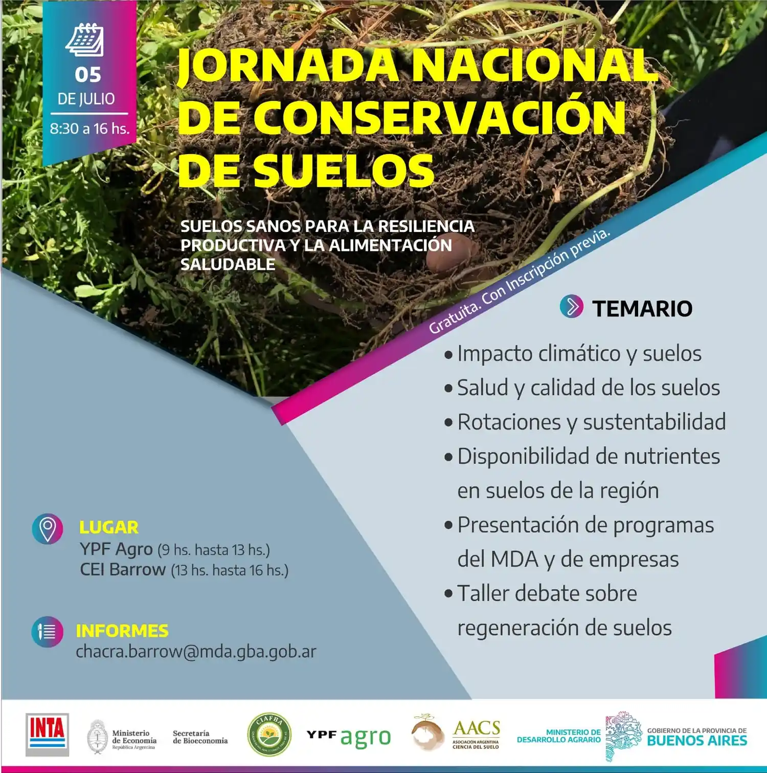 Jornada Nacional de Conservación de Suelos
