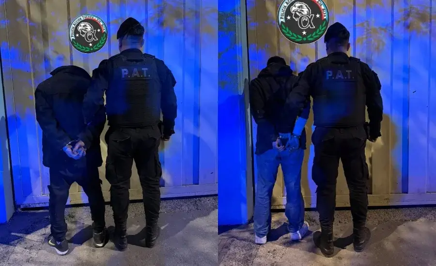 Detenidos en zona sudoeste.