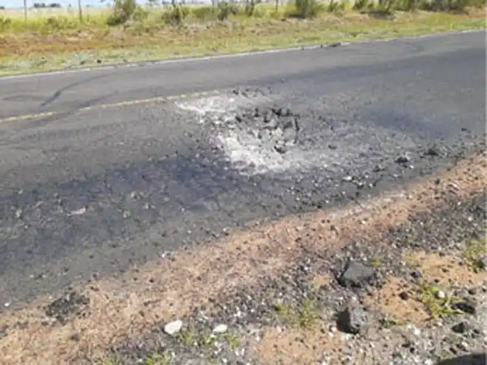 Así está el acceso Oeste