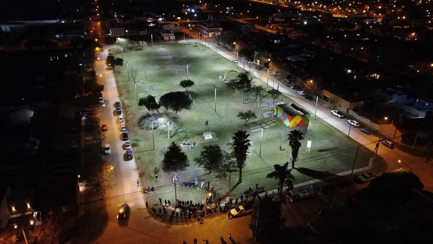 Renovación total. Así luce la nueva obra en la Plaza del Docente de Venado Tuerto