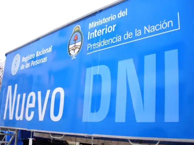Móviles para tramitar nuevo DNI en San Andrés de Giles