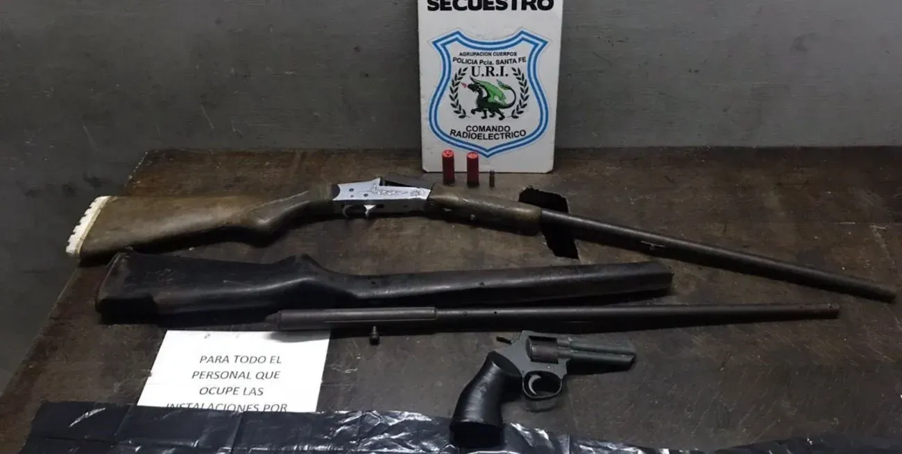 Armas secuestradas